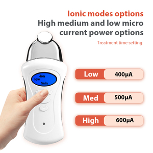 Appareil de lifting par microcourant avec 3 têtes personnalisables, thérapie ionique réglable pour les ridules et l'absorption d'essences - Product Image 4