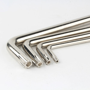 Hex sao an ninh <span class=keywords><strong>Torx</strong></span> Key T8 T10 T20 T25 T30 <span class=keywords><strong>T45</strong></span> <span class=keywords><strong>T50</strong></span> cánh tay ngắn allen key thép không gỉ Carbon hợp kim thép L cờ lê với lỗ - Product Image 4
