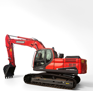 Excavadora de cadenas Doosan DX225LC usada, original de Corea, 22.5 toneladas, pocas horas de trabajo, excavadora hidráulica para construcción de carreteras - Product Image 1