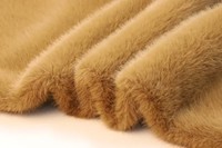 New Stock 100% Polyester Soft Fluffy Kunst pelz Nerz Plüsch Stoff für Spielzeug Schuhe Tasche