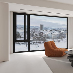 Cửa sổ cửa sổ cách âm ngang hợp kim nhôm nfrc với màn hình gấp đôi kính cường lực để sử dụng trong nhà - Product Image 6