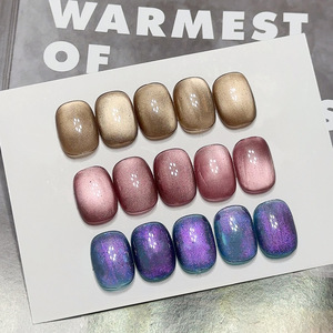 Vernis à ongles <span class=keywords><strong>gel</strong></span> DIY à base d'eau, 36 couleurs, effet œil de chat cristallin, imperméable, nouvelle tendance 2026, blanc porcelaine perles de verre - Product Image 5