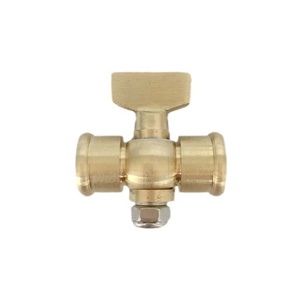 Válvula <span class=keywords><strong>de</strong></span> Cierre Manual <span class=keywords><strong>de</strong></span> Latón con Manija Tipo T y Clasificación <span class=keywords><strong>de</strong></span> Presión PN25 - Product Image 1