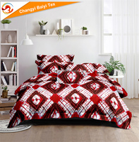 Vente flash : Ensemble de literie de luxe à motifs africains, 3 pièces, draps et taies d'oreiller, motifs lumineux, taille King
