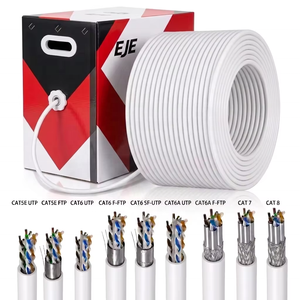 Câble Ethernet Cat5e de haute qualité, 1000 pieds, <span class=keywords><strong>vitesse</strong></span> rapide, faible latence, FTP SFTP, cuivre pur, <span class=keywords><strong>Internet</strong></span>, 305 m, UTP, câbles réseau Cat 5e, câbles LAN - Product Image 2