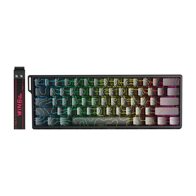 Aula Win68He Pro Custom 8K RT0.01mm Topographic Keycap Esports/Gaming Mechanical Magnetic Switch Keyboard Hall Effect Switch