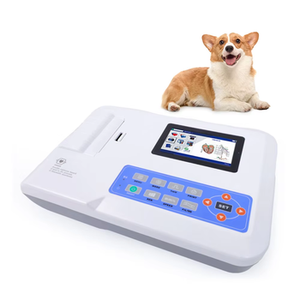 Медицинский одноканальный Портативный ЭКГ/ЭКГ-монитор для животных, устройство ветеринарного мониторинга с 12 выводами, ЖК-дисплей, Сертифицированный класс II - Product Image 5
