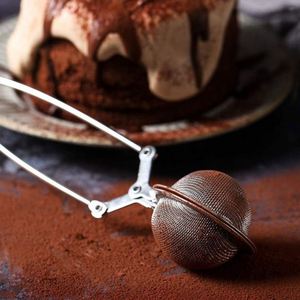 Hot Sale Kitchen Tool Fine Mesh Filter Loose Leaf Strainer Ball Shape Stainless Steel <b>Tea</b> <b>Infusers</b> for Herbal <b>Tea</b> - Product Image 4