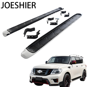 JOESHIER - Estribos Laterales de Aleación de Aluminio de Alta Calidad para Todoterreno, Fijación con Tornillos, Protección OEM para NISSIA Patrol - Product Image 1