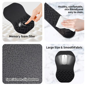 แผ่นรองเมาส์และคีย์บอร์ด PORON ลายการ์ตูน พร้อมที่รองข้อมือเมมโมรี่โฟม ฐานกันลื่น  รับทำโลโก้ตามสั่ง - Product Image 4