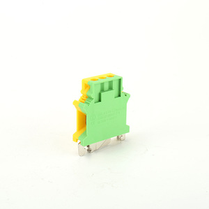Bloc de bornes de terre Guan Yang USLKG-16N 16 mm, double couleur, pour rail DIN - Product Image 4