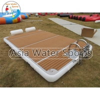 Station de ponton gonflable antidérapant, Yacht gonflable en mousse de teck, socle pour bateau, livraison gratuite