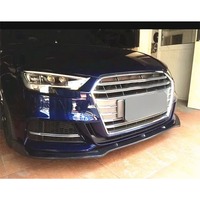 Becquet avant en fibre de carbone pour Audi S3 A3 SLINE berline 4 portes 2017-2019