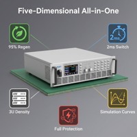 Fuente de Alimentación CC Regenerativa PBS 2080-340L |   Simulador de Batería de 80V/340A/10kW