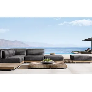Modern Luxury Outdoor/garden/patio Furniture Teak Sofa Set Teak Outdoor Furniture