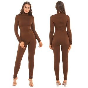 Mono Deportivo Largo Elástico de Manga Larga para Mujer, Color Sólido, para Gimnasio, Yoga, Fitness, Ejercicio, Correr, Ropa Deportiva, Tops Deportivos - Product Image 2