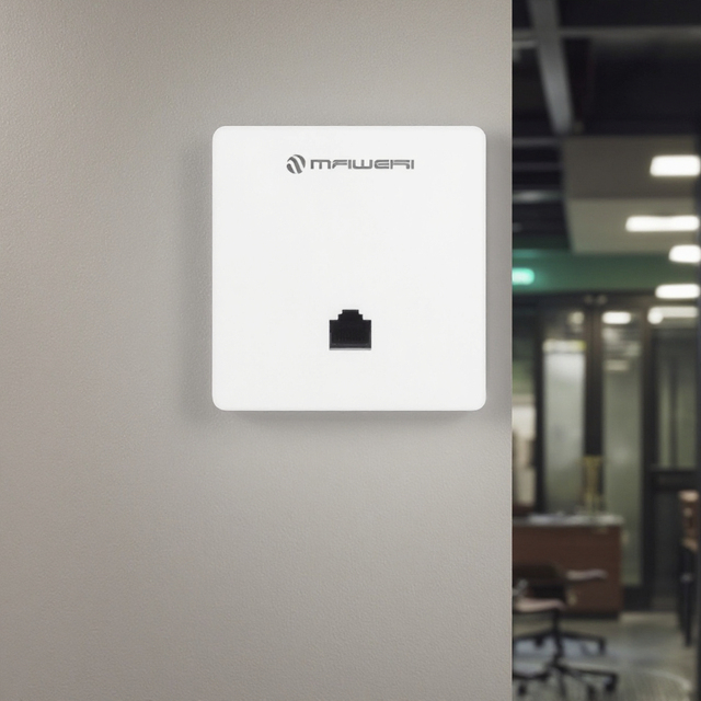 RQ1800 POE Dual Band WiFi6 Meiweisi AX1800 Enterprise Wireless Access Point with Wave2 4x4 MU-MIMO Dual GE Ports