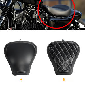 Ajuste para <span class=keywords><strong>Harley</strong></span> <span class=keywords><strong>Davidson</strong></span> Sportster XL883 1200 48 72 1983-2003 motocicleta PU cuero Pad Driver Rider asiento individual - Product Image 2