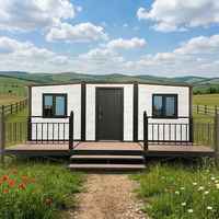 Casa Contenedor Modular de Lujo de 20 Pies, Diseño de Casa Contenedor Prefabricada de Lujo, Más Vendida