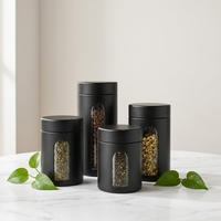 Contenants anti-odeurs (100 ml), bocaux avec couvercles hermétiques pour herbes, épices, thé, bocaux de stockage en verre avec protection UV
