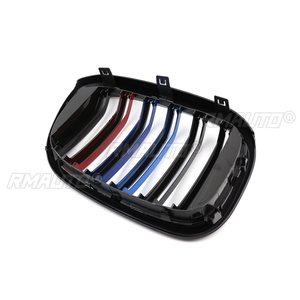 Rejilla Delantera para BMW X3 X4 G01 G02 2018 2019 2020 2021, Estilo Deportivo M Performance, Doble Línea, Accesorio para Auto - Product Image 6