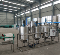 Nouvelle machine de raffinage d'huile de graines de lin automatique de 1 à 200 tonnes/jour avec fonction de dégommage, petite raffinerie d'huile végétale comestible brute