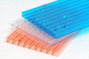 Feuille creuse transparente en <span class=keywords><strong>polycarbonate</strong></span> nid d'abeille à double paroi/feuille creuse en PC/feuille creuse en <span class=keywords><strong>polycarbonate</strong></span> - Product Image 3