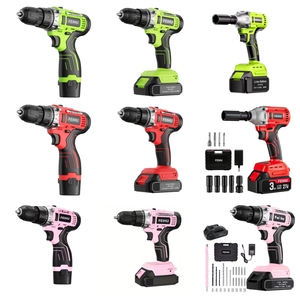 Chuyên Nghiệp 10 mét không chổi than điện tác động khoan 21V không dây tuốc nơ vít công cụ điện thiết lập nhựa tương thích 1.5Ah pin mới - Product Image 4