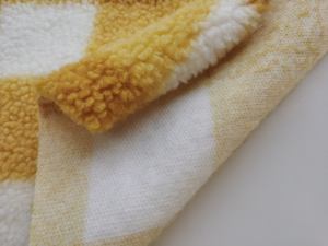 100% PE imprimé plaine Sherpa fausse fourrure tissu <span class=keywords><strong>Shannon</strong></span> pour vêtement/jouets/Textile de maison - Product Image 3