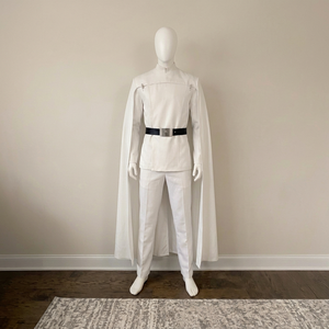 Costume de cosplay blanc de science-fiction unisexe, tenue futuriste personnalisée pour jeu de rôle, polyester/coton, séchage rapide, extensible, pour Halloween - Product Image 2