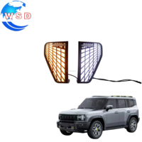 Feu clignotant latéral ABS blanc et jaune à LED pour aile de Chery Jetour T2, accessoires extérieurs