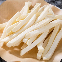 Frites de pommes de terre surgelées IQF de qualité supérieure, coupées à l'origine, douces et sucrées, collation saine