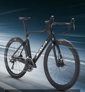 Nueva Bicicleta de <span class=keywords><strong>Carretera</strong></span> <span class=keywords><strong>SAVA</strong></span> A7L de Fibra de Carbono Completa, R7100 de 24 Velocidades, Bicicleta de Carreras 700C con Freno Hidráulico para Adultos - Product Image 3