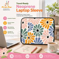 Housse d'ordinateur portable en néoprène personnalisée, étui de protection personnalisé, sac d'ordinateur imperméable, pochette pour ordinateur portable durable pour étudiant