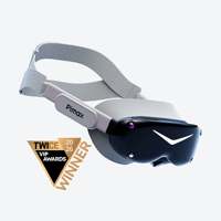 Kacamata VR Pimax Dream Air SE Asli, Headset VR PC Ringan dengan Panel Micro-OLED dan Eye Tracking untuk Gaming PC VR