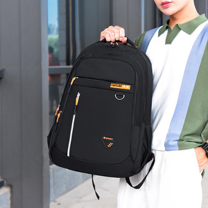 Men's <b>Backpack</b> <b>Large</b> Capacity 20-35L Breathable Solid Color Leisure Travel Bag - Product Image 4