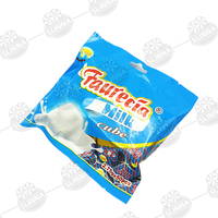 Wholesale Cream Milk Cube Shape Tablet Hard Candy Halal Certified Individual Wrapped Fruity Flavor Sweet Press Candy Bag Pack