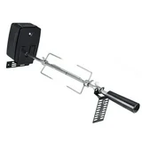 Kit Moteur de Rôtissoire Universel Robuste en Acier Inoxydable Chromé pour Barbecues au Charbon de Bois, Résistance à la Corrosion, Sain, ODM
