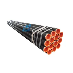 Tuyaux en acier noir Erw à prix bon marché Q235B SCH40 1 ''2'' Ms Tubes en acier au carbone de fer