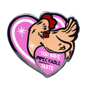 Personalizzato bella Guinea un uomo dopo la mezzanotte ha agganciato la gallina su di te No Bunny butta la mia principale stampa UV spille smaltate - Product Image 5