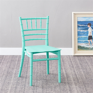 Fábrica apilable Durable resina transparente niños Chiavari Tiffany Silla de fiesta acrílico niños silla para la venta - Product Image 1