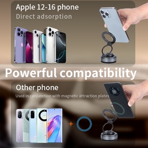 Aggiornato 360 ° Gel Nano vuoto porta telefono magnetico per auto porta telefono per Magsafe più forte magnetico ventosa supporto per telefono - Product Image 6
