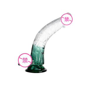 Dildo en cristal <span class=keywords><strong>transparent</strong></span> réaliste de haute qualité, pénis, ventouse puissante, grande taille, dildo en gelée pour femmes et hommes, jouet sexuel - Product Image 3