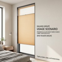 [Seulement le tissu] Tissu pour stores alvéolaires occultants blancs, design innovant, ODM OEM, sur mesure, pour plafond et fenêtre