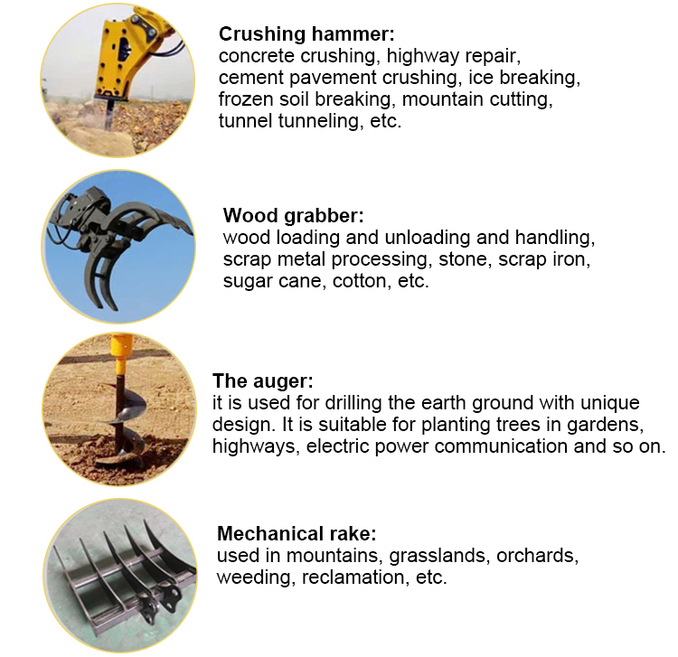 earth auger / post hole digger mini digger for garden
