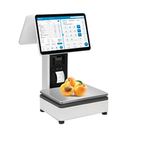 15.6" Touch Screen Epos Machine Billing Software Cash Register Systemas POS Terminal with Scale Software for Retail Restaurant