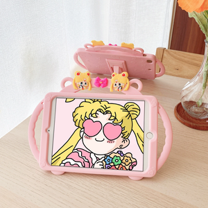 Xách tay dễ thương phim hoạt hình giai điệu cáo máy tính bảng bảo vệ bìa cho <span class=keywords><strong>iPad</strong></span> 10 10 .9 inch 2022 Pro 11 Air2 9.7 inch mềm Silicone <span class=keywords><strong>3D</strong></span> trường hợp - Product Image 5