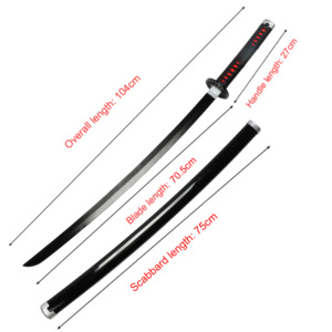 ดาบไม้สำหรับคอสเพลย์ตัวละครดาบ104ซม./41 "ดาบสังหารปิศาจ - Product Image 5