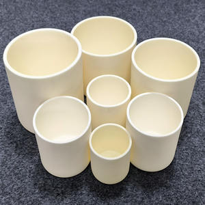 50ml 100ml 200ml <span class=keywords><strong>creuset</strong></span> en céramique cylindrique à haute teneur en alumine avec couvercle - Product Image 2