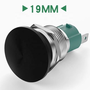 Paddestoelkop Knop Schakelaar Zelf Resetten Start Schakelaar Gat 19Mm Grote Stroom 10a 2-Pin 1no Rood Blauw Zwart Wit 3-220V - Product Image 6